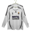 Camisa Retrô Real Madrid Manga Longa 2006/07 Home