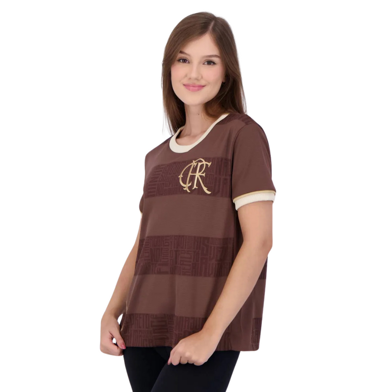 Camisa Flamengo Feminina Identidade Consciência Negra 2024