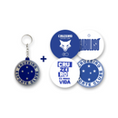 4 ADESIVOS + CHAVEIRO (CRZ)